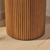 Cove Warm Wood Ribbed Plinth