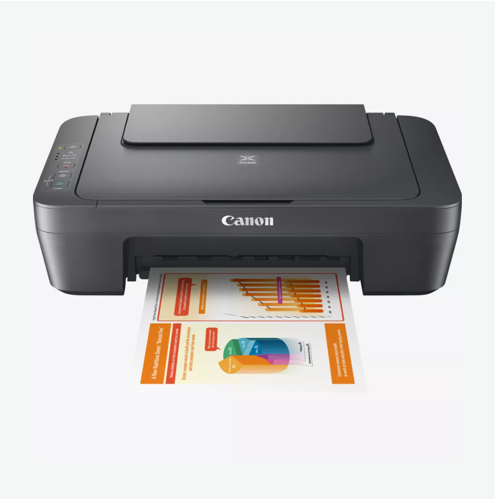 Canon PIXMA MG2551S Colour 3-in-1 Inkjet Printer, Grey
